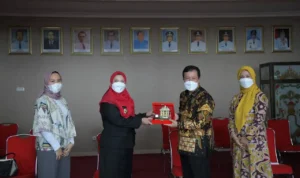 Walikota Eva Dwiana Terima Kunjungan Rektor Universitas Teknokrat Indonesia
