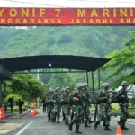 Prajurit Yonif 7 Marinir Berikan Bantuan pada Masyarakat di Daerah Konflik Luar Negeri