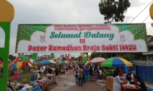 Wakil Bupati Lampung Timur Buka Grand Opening Pasar Ramadhan 3 Braja Sakti