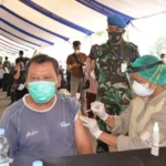 Serbuan Vaksinasi Covid 19 di RSAU Dr Abdul Malik Lanud Soewondo