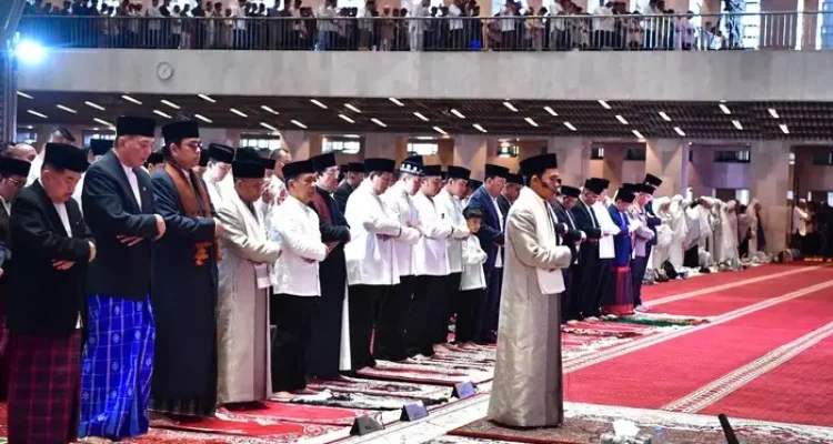 Wapres Gibran Salat IED di Masjid Istiqlal, Potret Lebaran di Jantung Ibu Kota