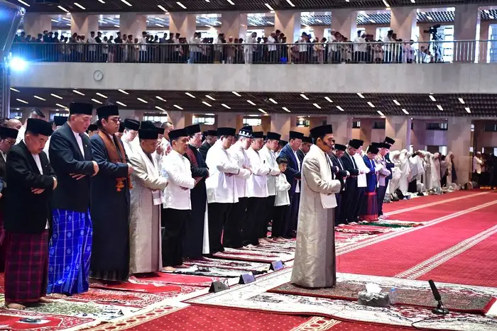 Wapres Gibran Salat IED di Masjid Istiqlal, Potret Lebaran di Jantung Ibu Kota